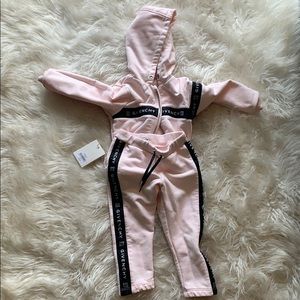 toddler designer sweat suit set